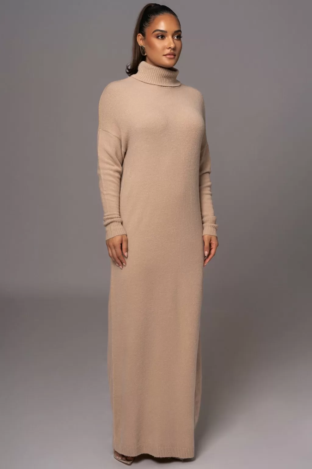 Knit Dresses*JLUXLABEL Beige Hartley Knit Maxi Dress