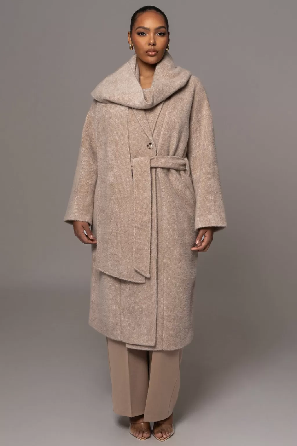 Coats*JLUXLABEL Beige Jonah Coat