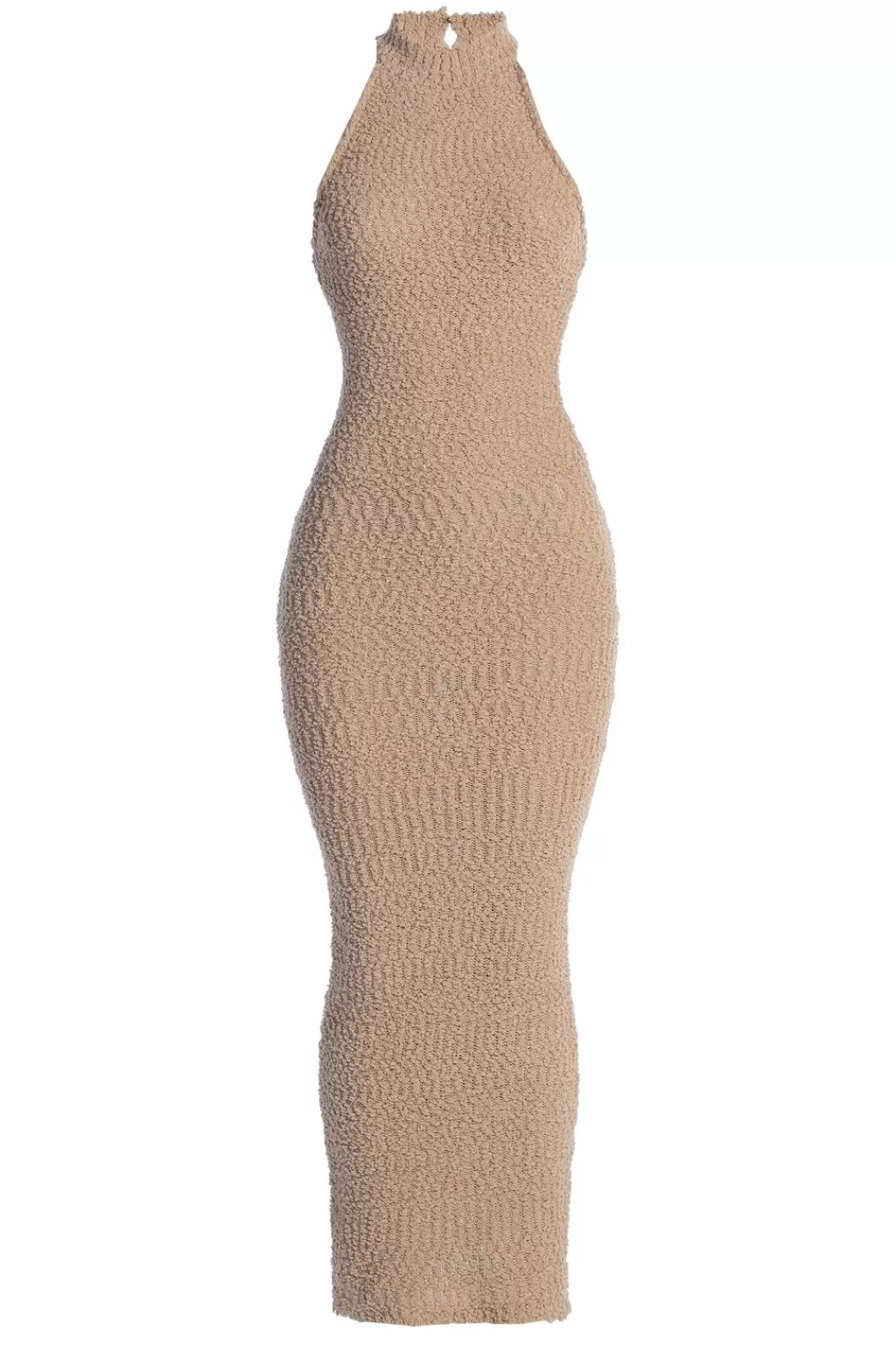 Dresses*JLUXLABEL Beige Mikayla Halter Knit Dress