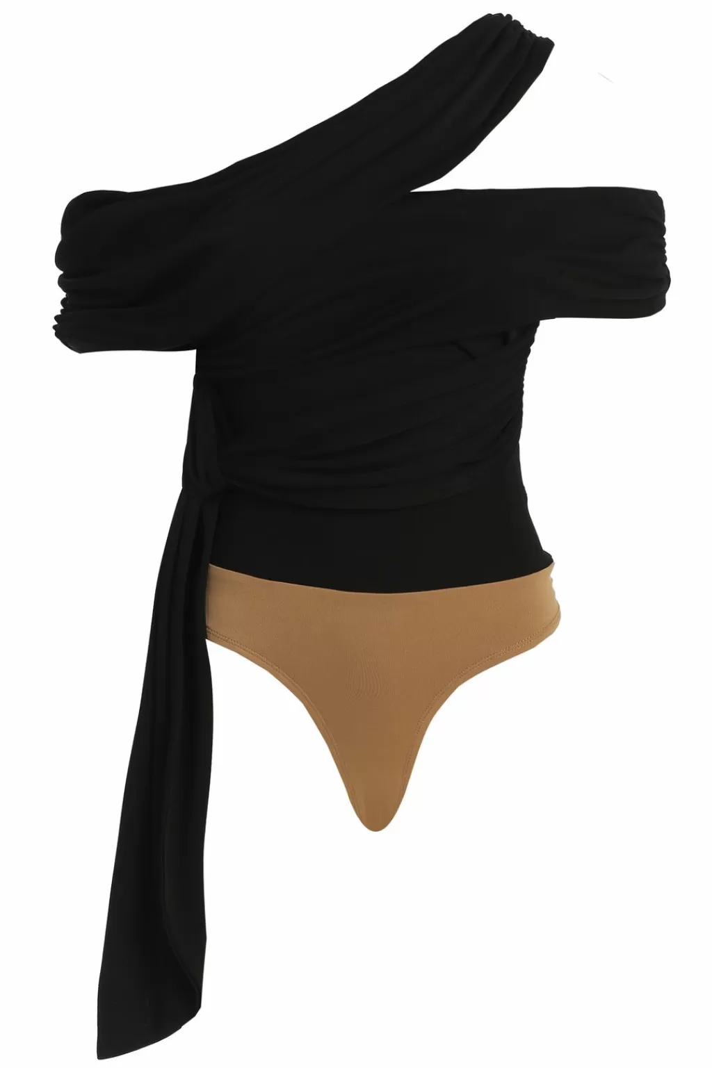 Bodysuits*JLUXLABEL Black Above All Drape Bodysuit