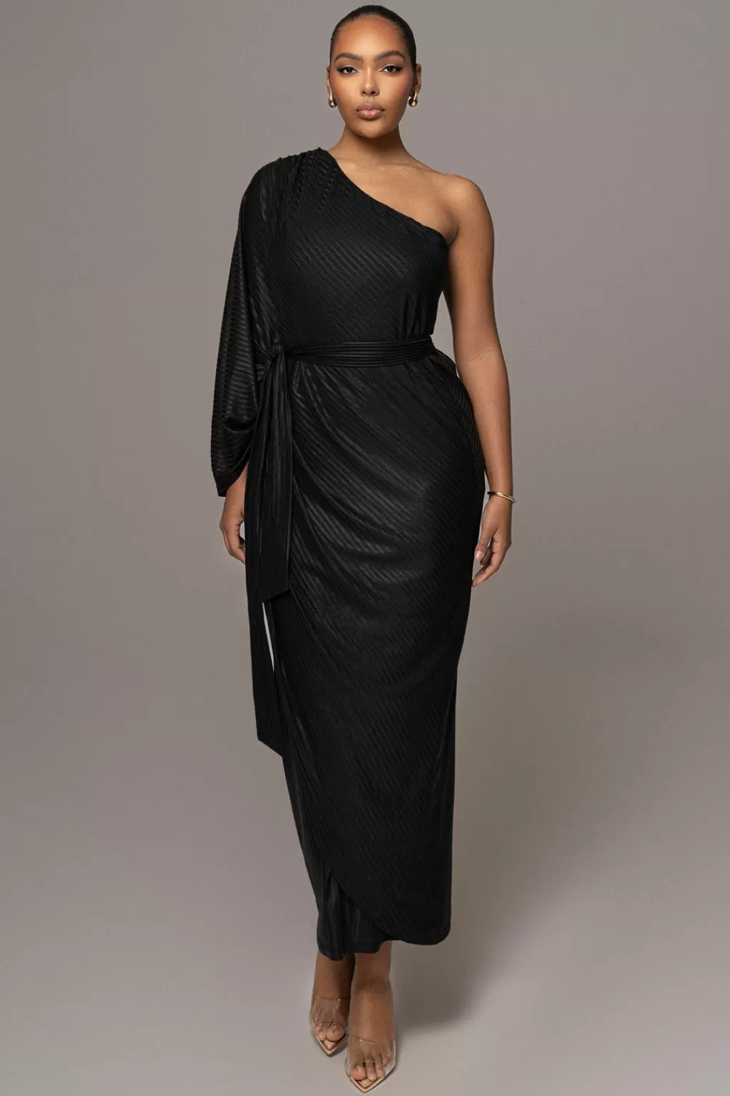 Dresses*JLUXLABEL Black Amina Metallic Maxi Dress