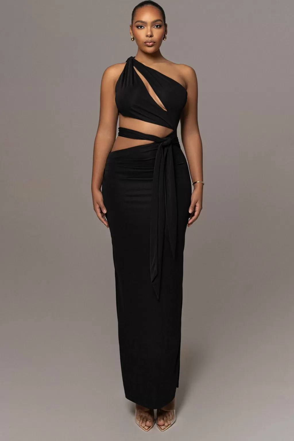 Dresses*JLUXLABEL Black Athenia Keyhole Maxi Dress