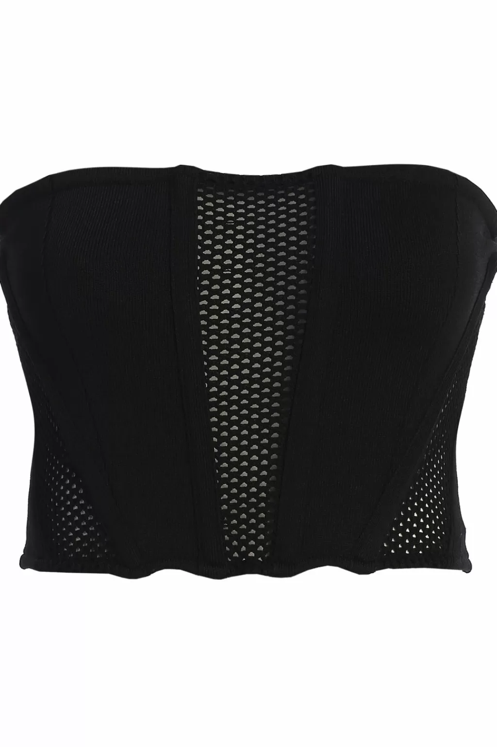 Tops*JLUXLABEL Black Freda Knit Bustier