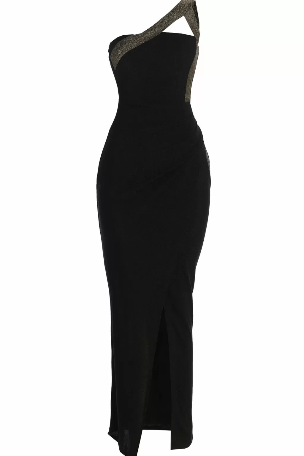 One Shoulder Dresses*JLUXLABEL Black Johan One Shoulder Maxi Dress