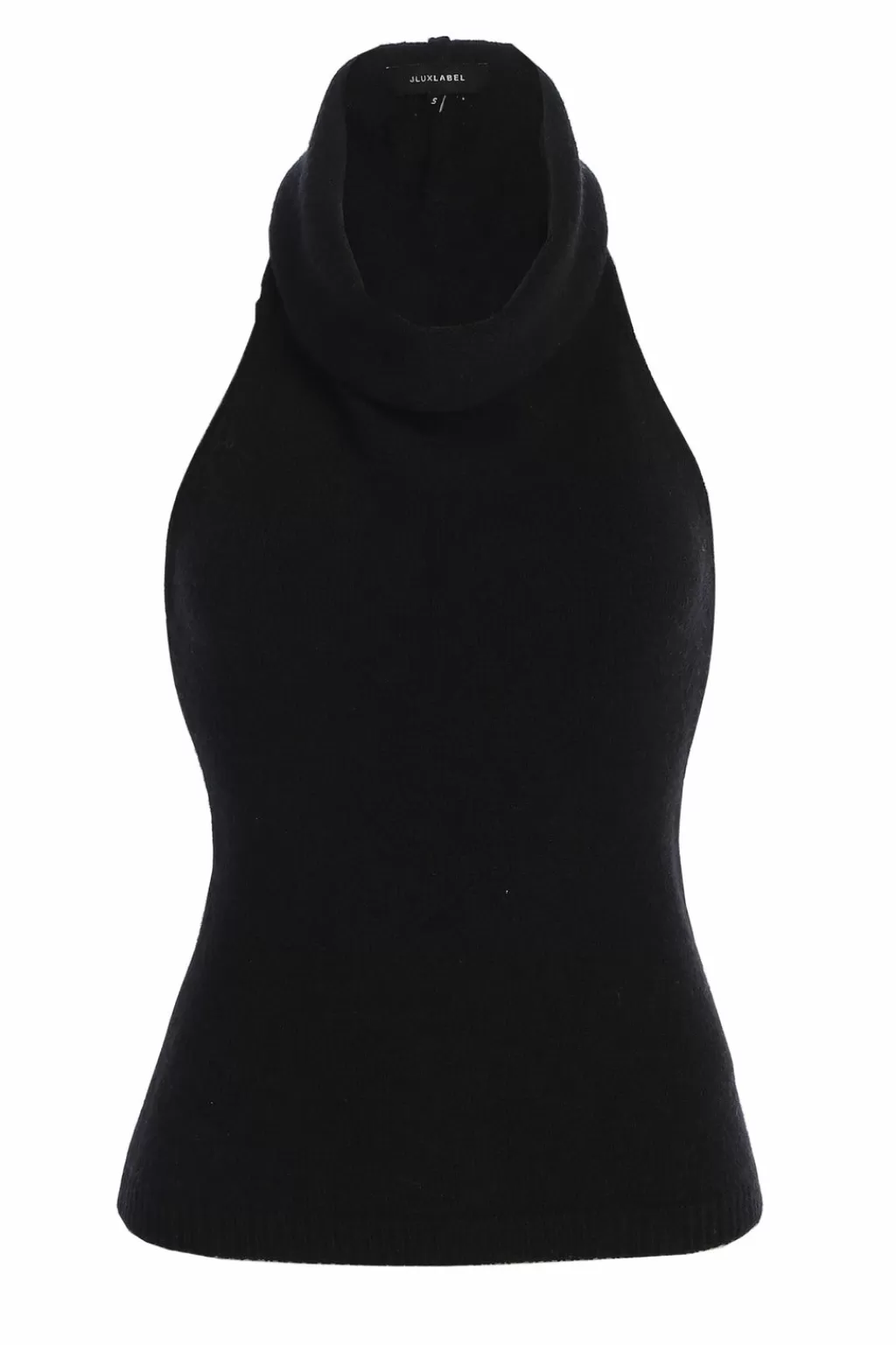 Curve Top*JLUXLABEL Black Joya Rib Knit Top