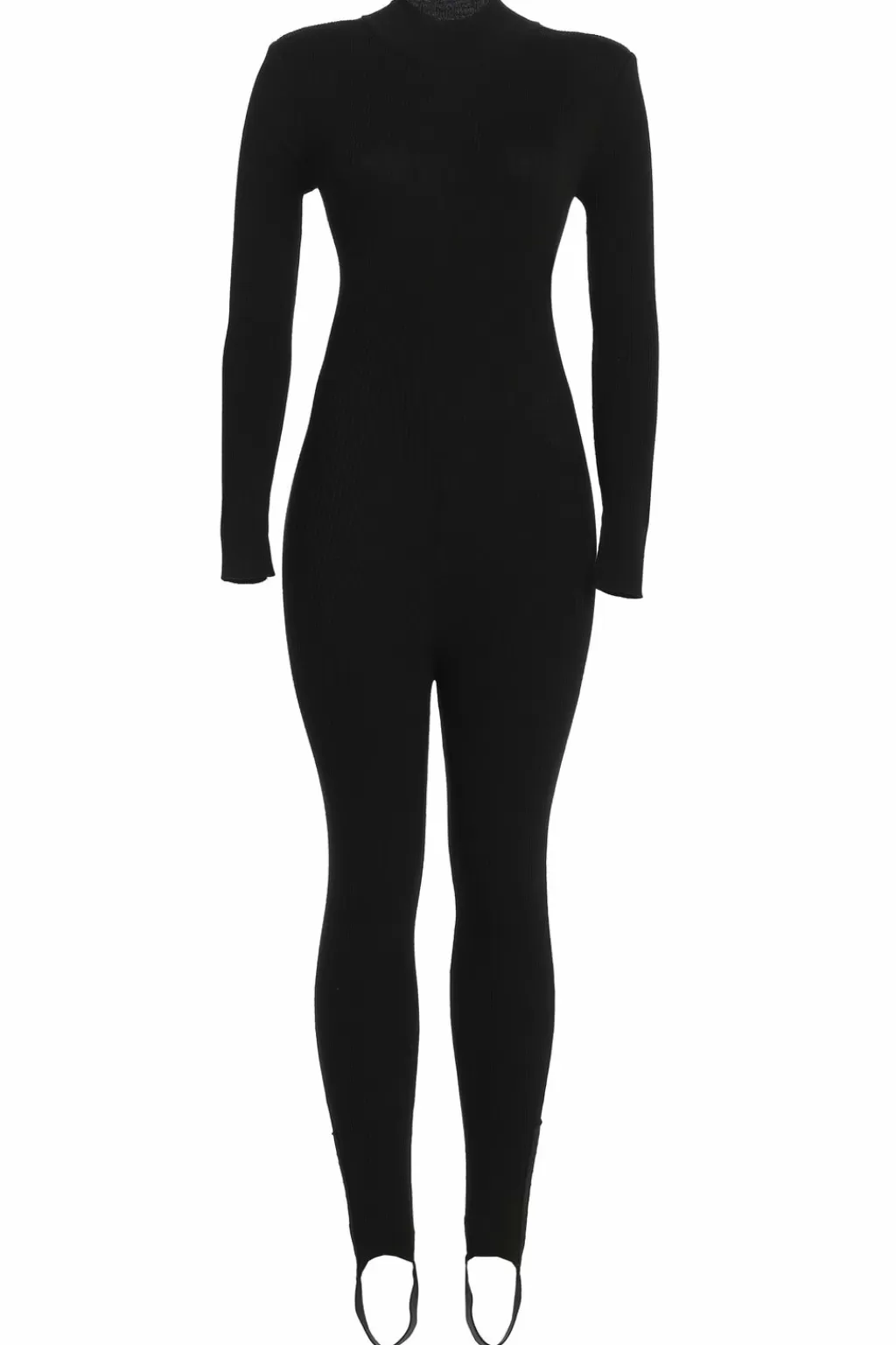 Curve Jumpsuits*JLUXLABEL Black Minna Mock Neck Jumpsuit