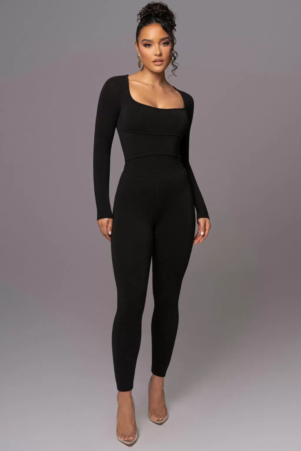 Bodysuits*JLUXLABEL Black Out Of Your League Bodysuit