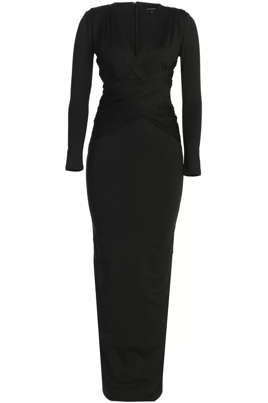 Curve Dresses*JLUXLABEL Black Rowan Plunge Maxi Dress