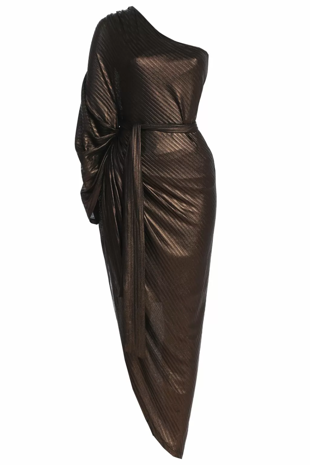 Dresses*JLUXLABEL Bronze Amina Metallic Maxi Dress