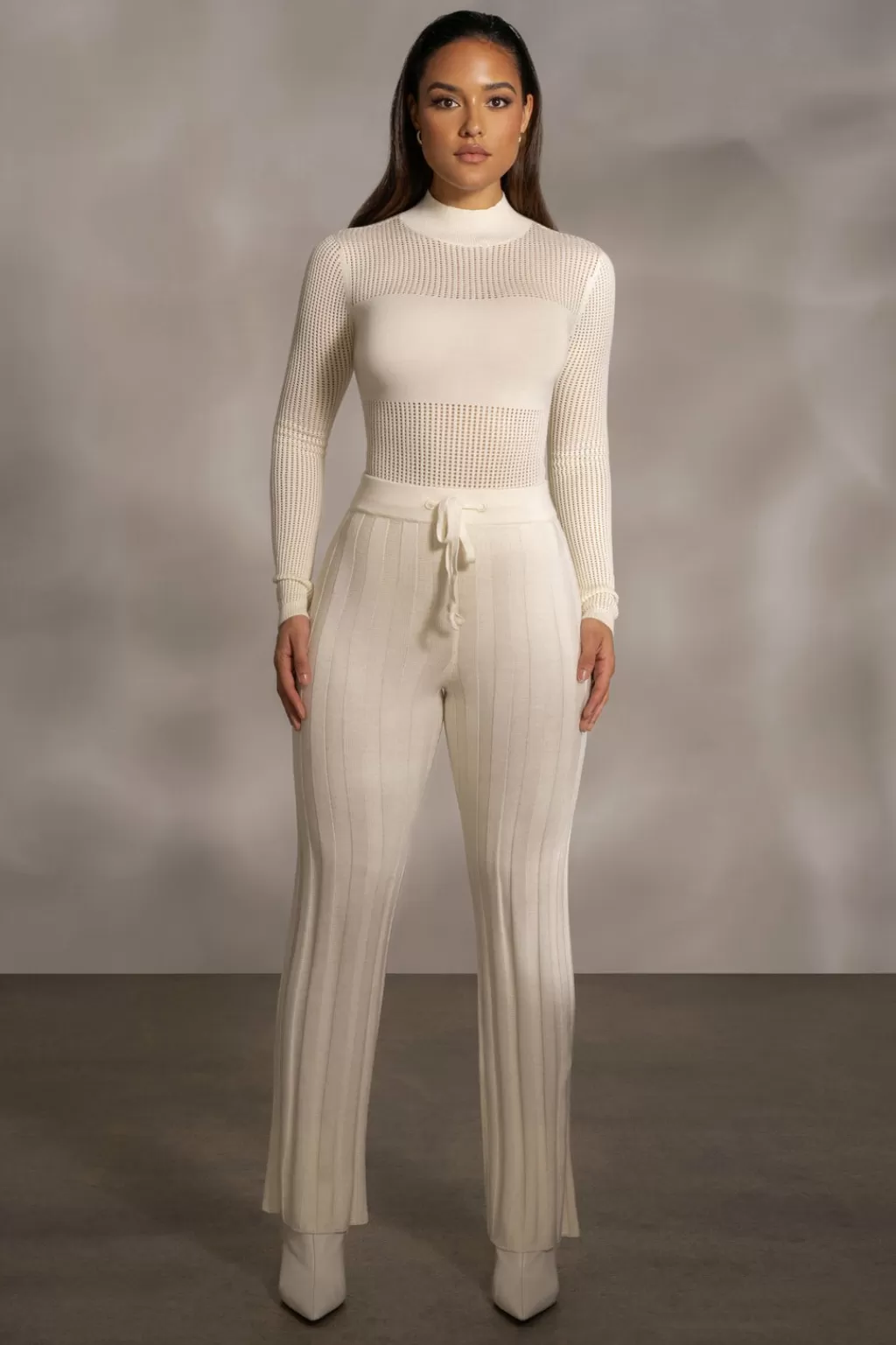 Pants*JLUXLABEL Buttercream Darcey Ribbed Pants