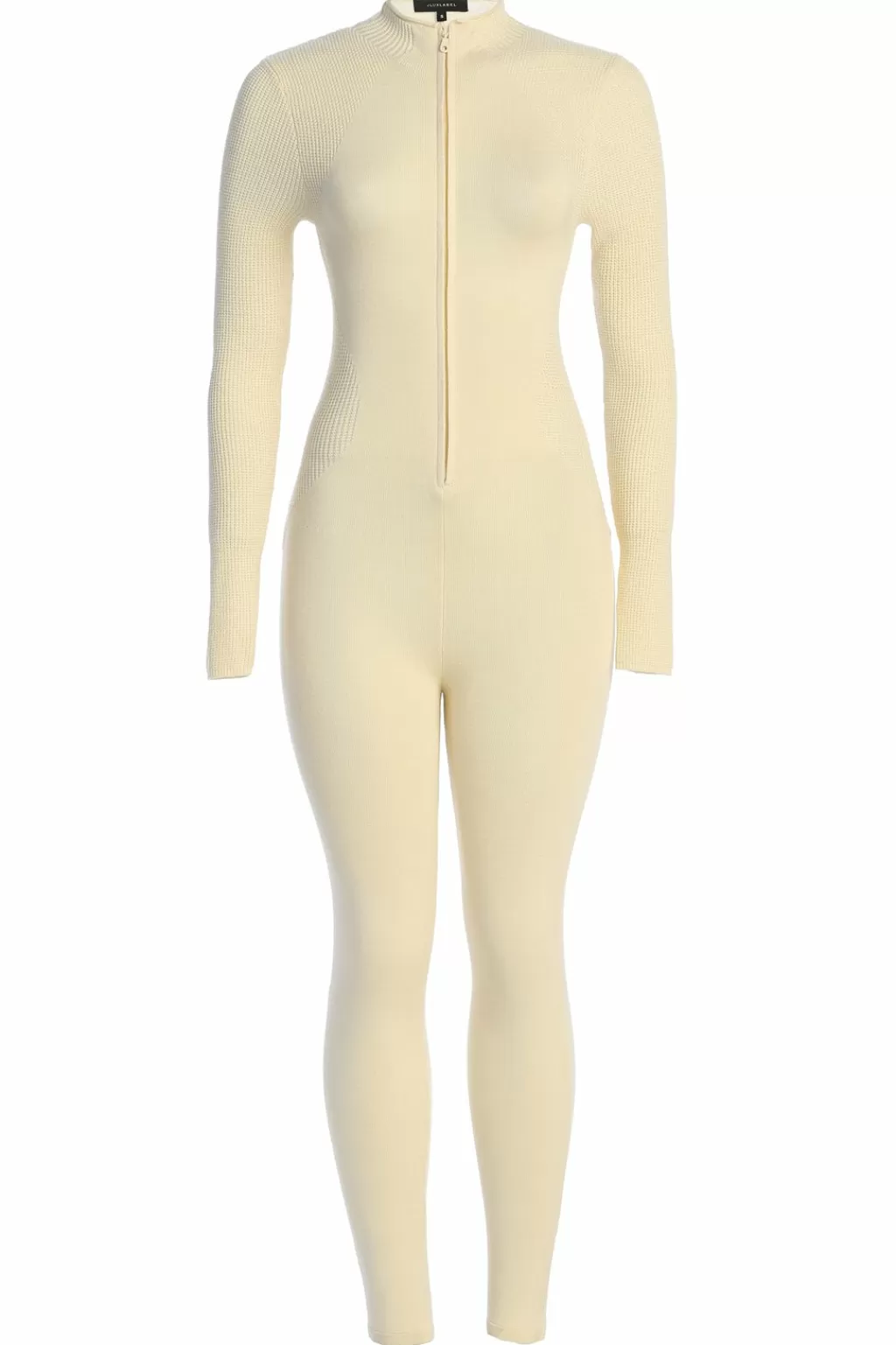 Curve Jumpsuits*JLUXLABEL Buttercream Kris Front Zipper Jumpsuit