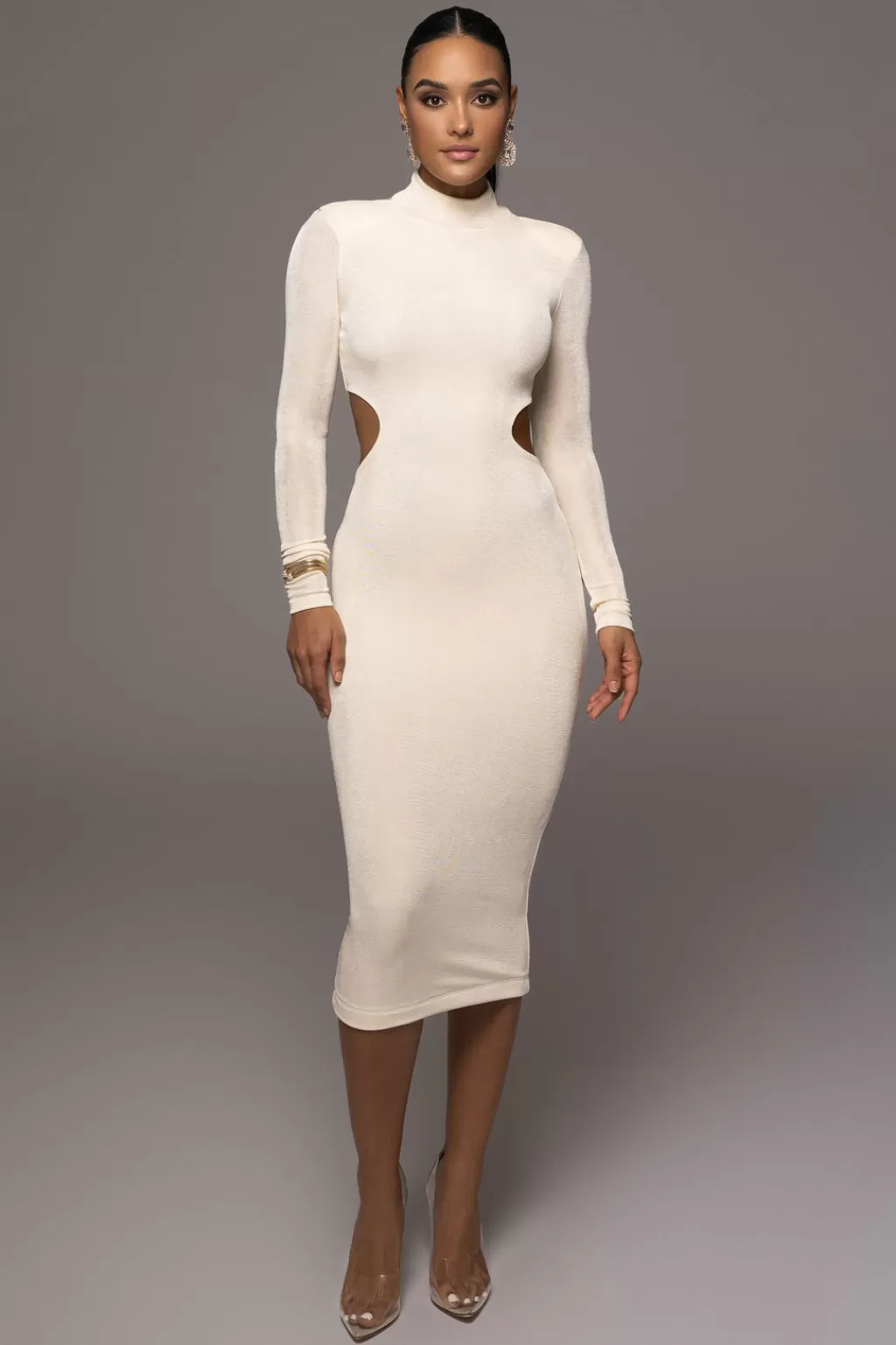 Long Sleeve Dresses*JLUXLABEL Buttercream Made For You Dress