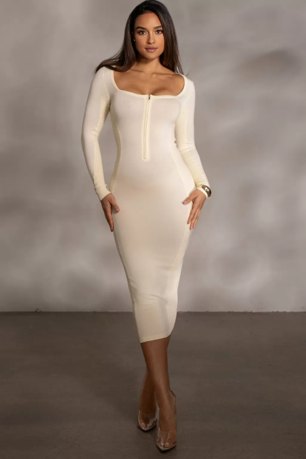 Long Sleeve Dresses*JLUXLABEL Buttercream Pollie Midi Dress