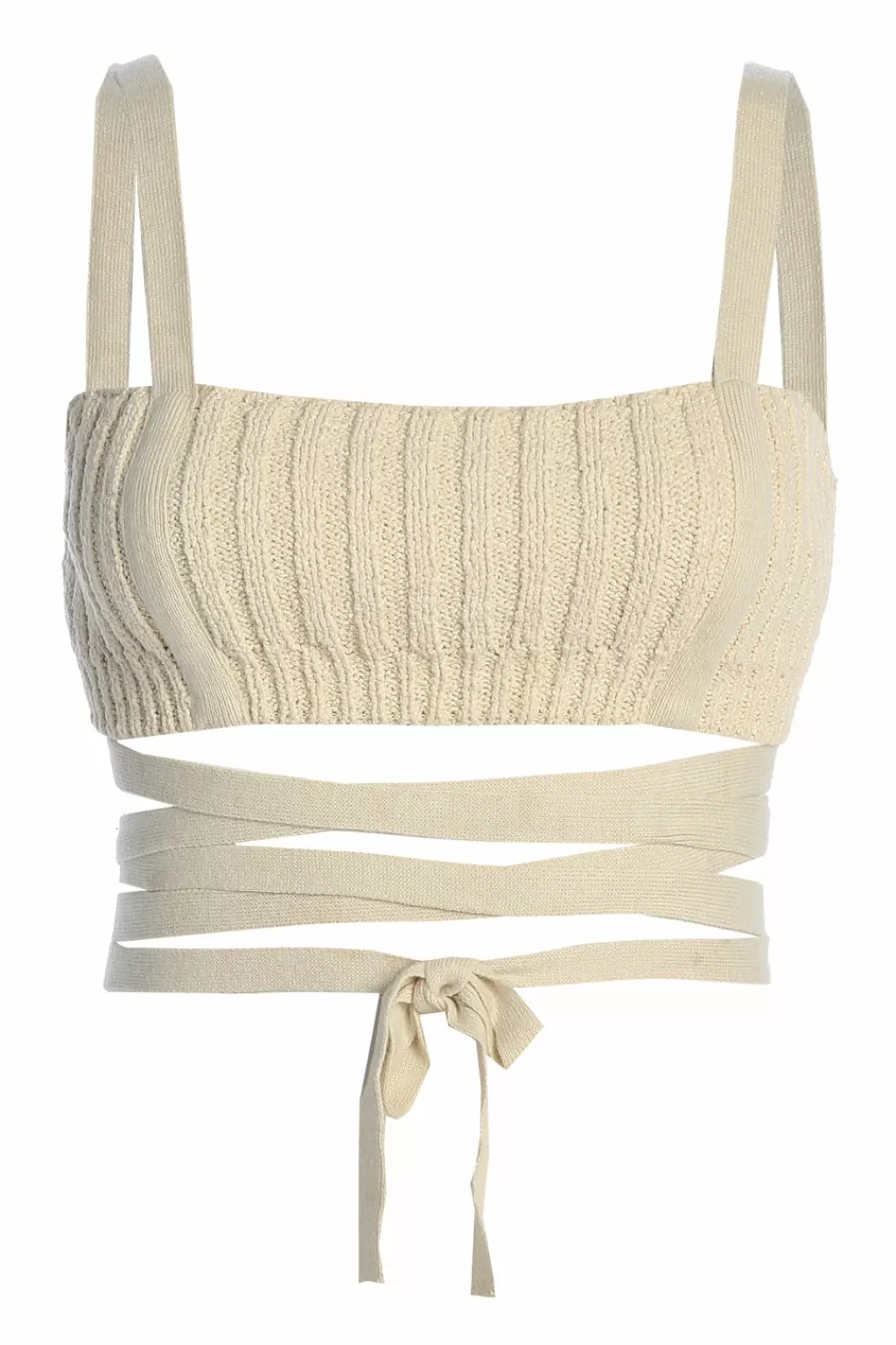 Crops*JLUXLABEL Buttercream She'S All That Knit Crop Top