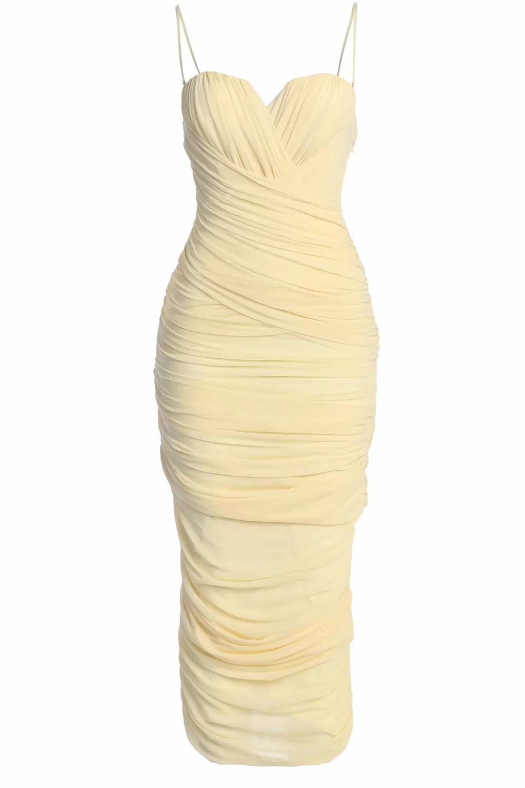 Dresses*JLUXLABEL Cream Arcadia Mesh Midi Dress