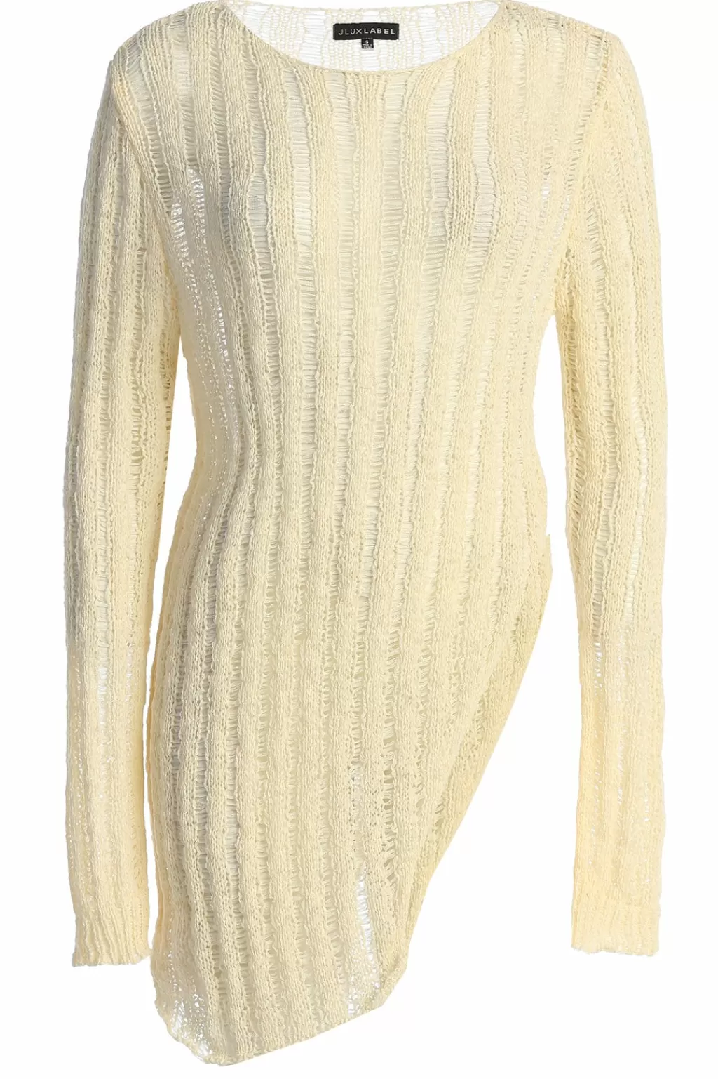 Long Sleeves*JLUXLABEL Cream Natalya Rib Knit Top