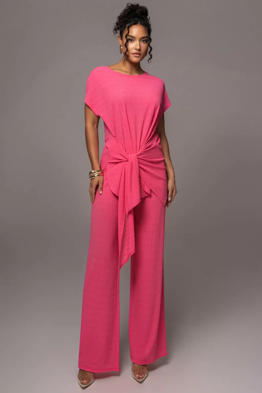 Sets*JLUXLABEL Fuchsia Chase The Sun Two-Piece Set