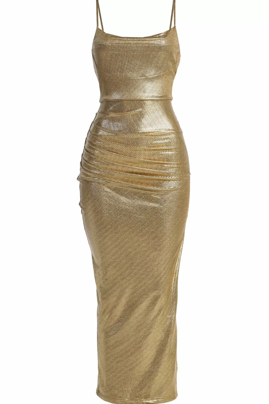 Cami Dresses*JLUXLABEL Gold Rubi Cowl Neck Cocktail Dress