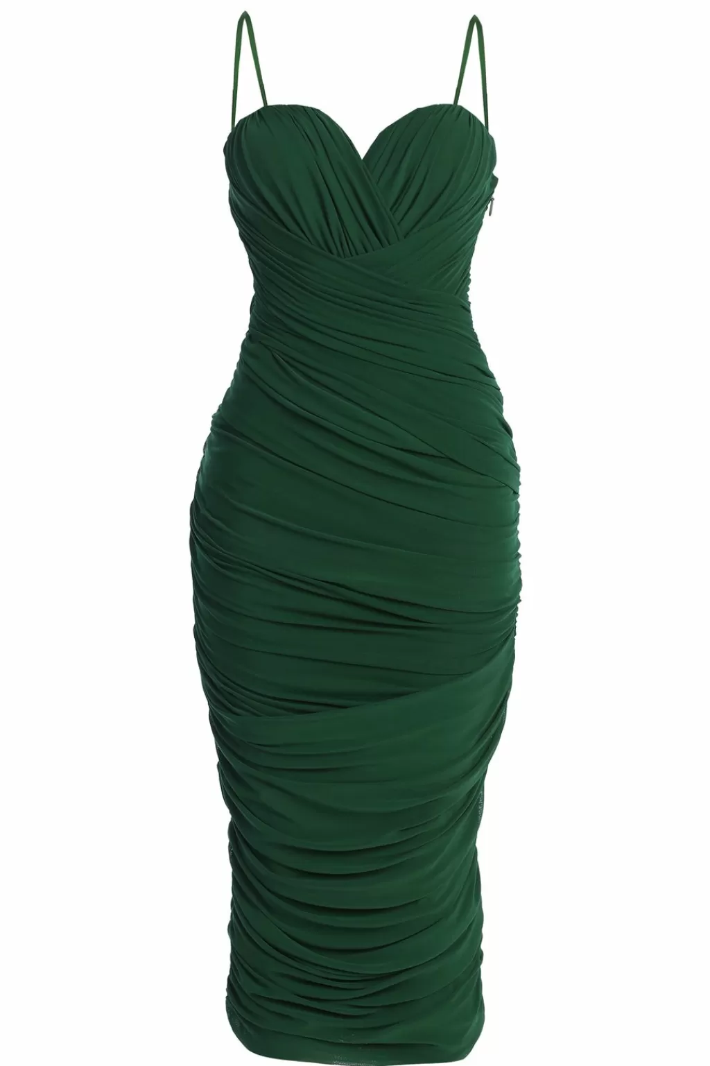 Midi Dresses*JLUXLABEL Green Arcadia Mesh Midi Dress