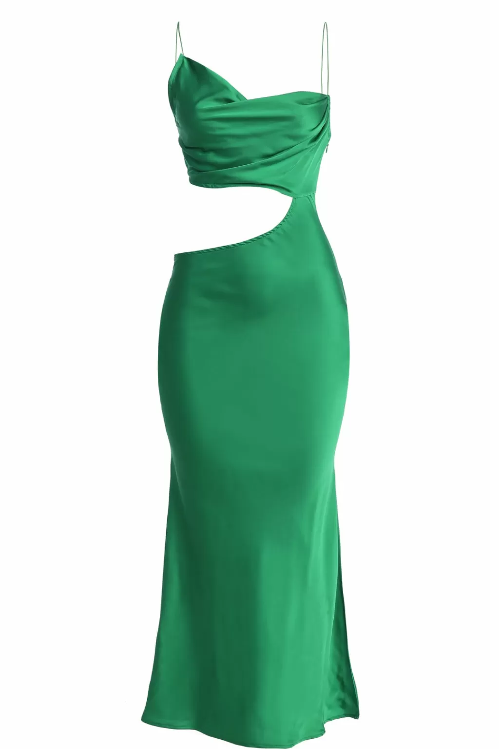 Curve Dresses*JLUXLABEL Green Maurine Cutout Dress