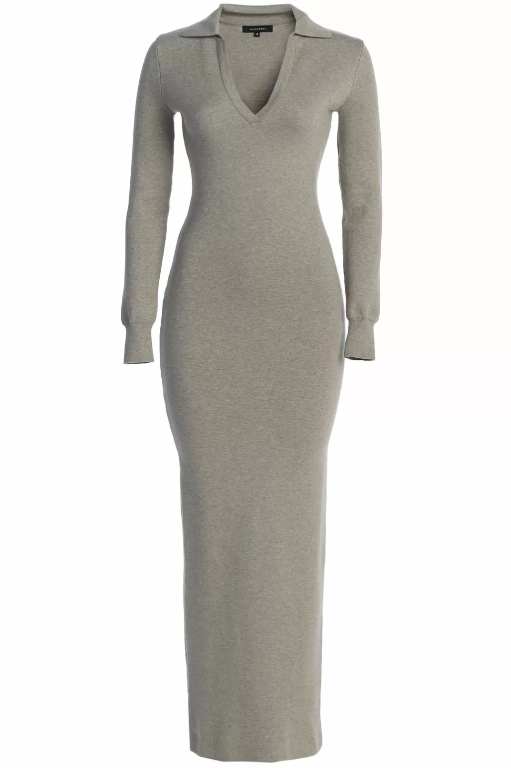 Curve Dresses*JLUXLABEL Grey Bellinda Collar Maxi Dress