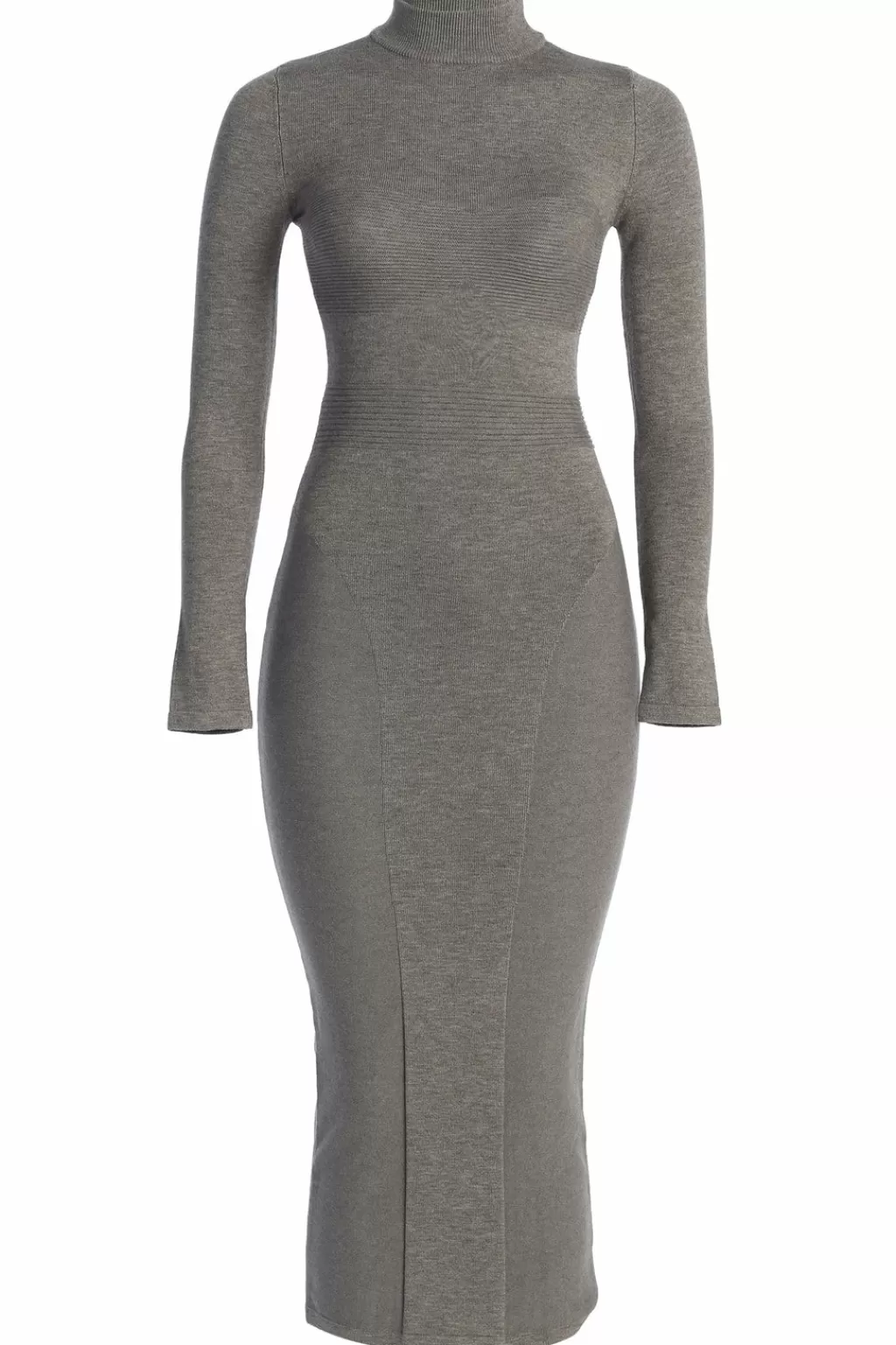 Curve Dresses*JLUXLABEL Grey Dakotah Midi Dress