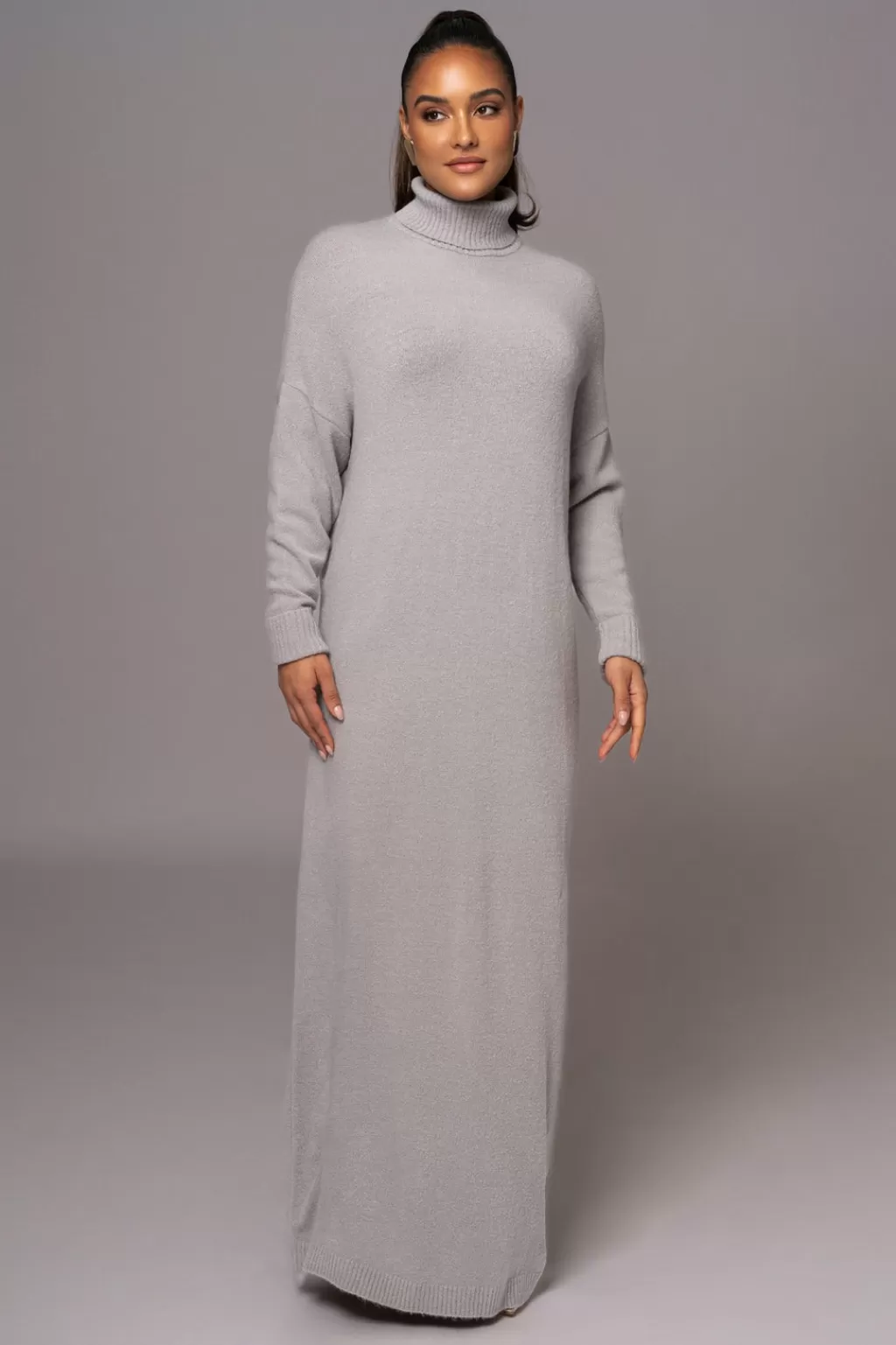 Knit Dresses*JLUXLABEL Grey Hartley Knit Maxi Dress