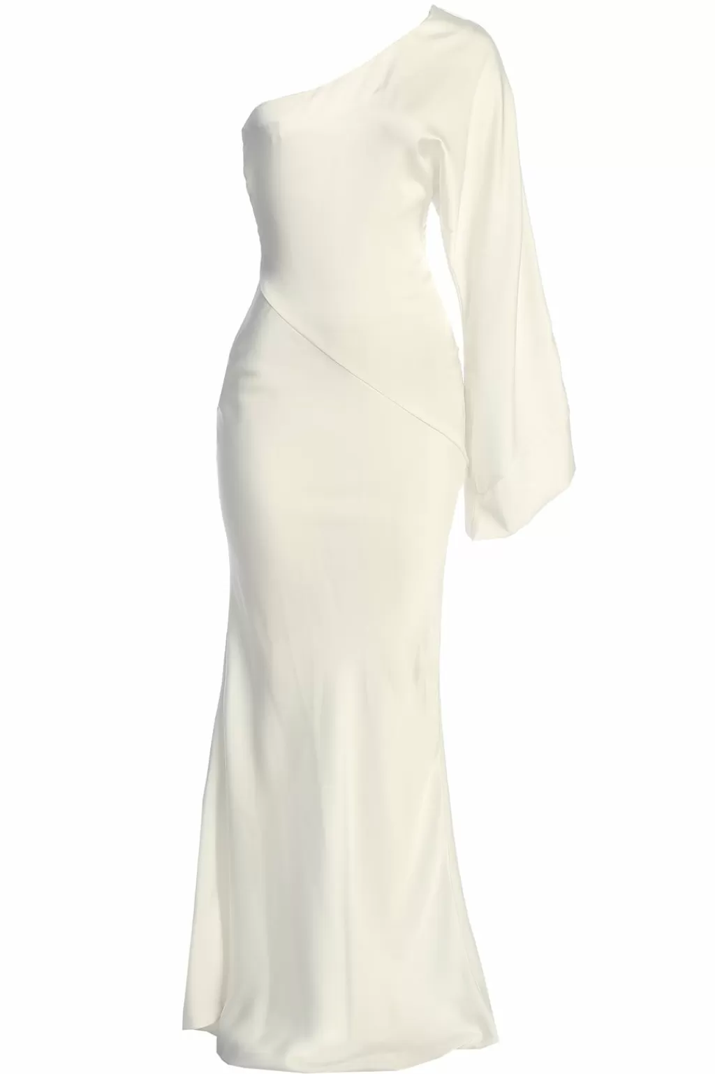 Dresses*JLUXLABEL Ivory Femme Drape Maxi Dress