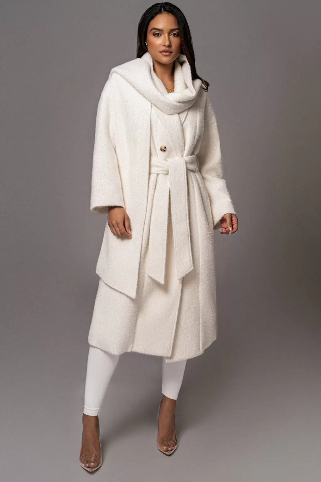 Coats*JLUXLABEL Ivory Jonah Coat