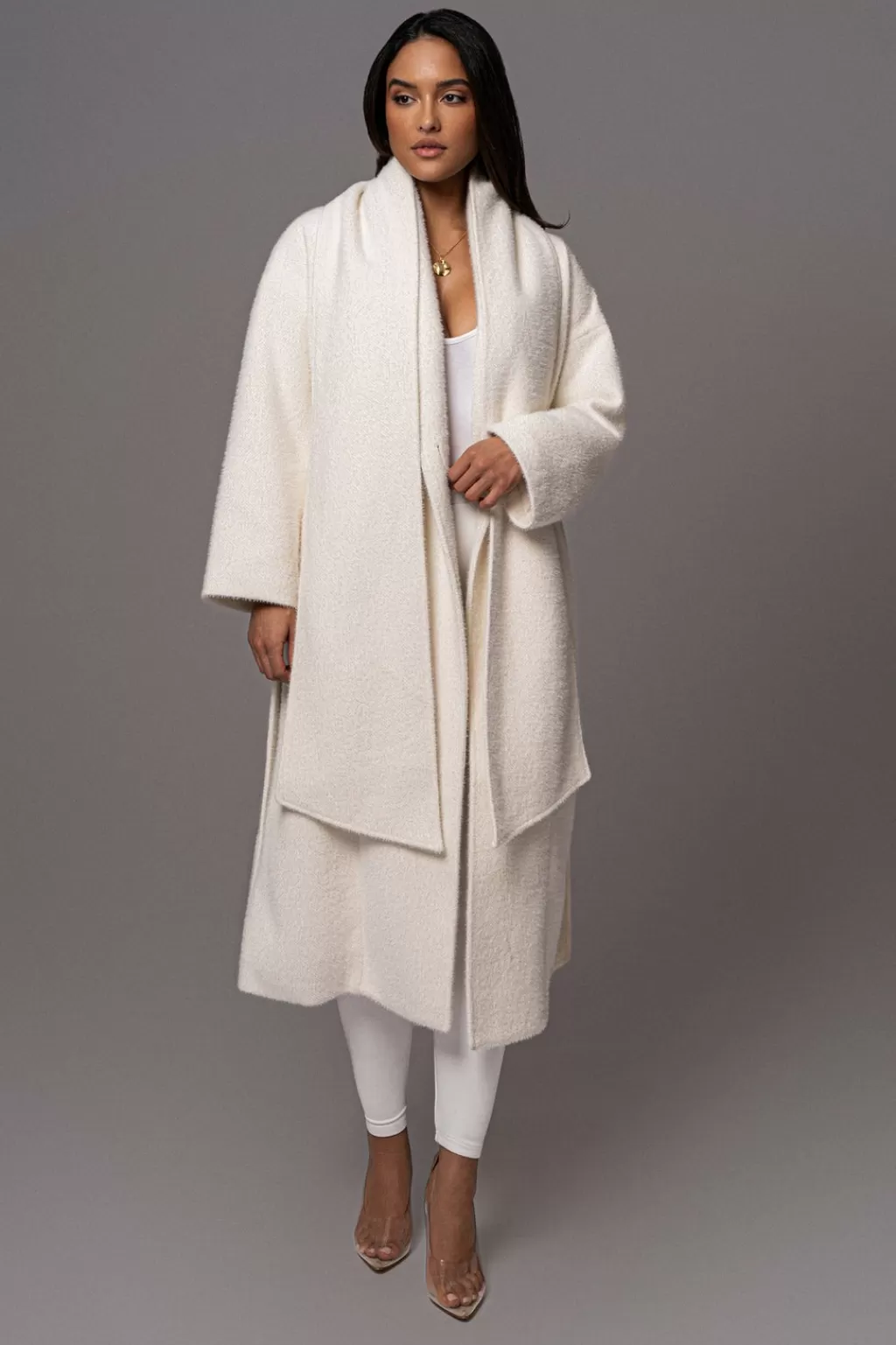 Coats*JLUXLABEL Ivory Jonah Coat