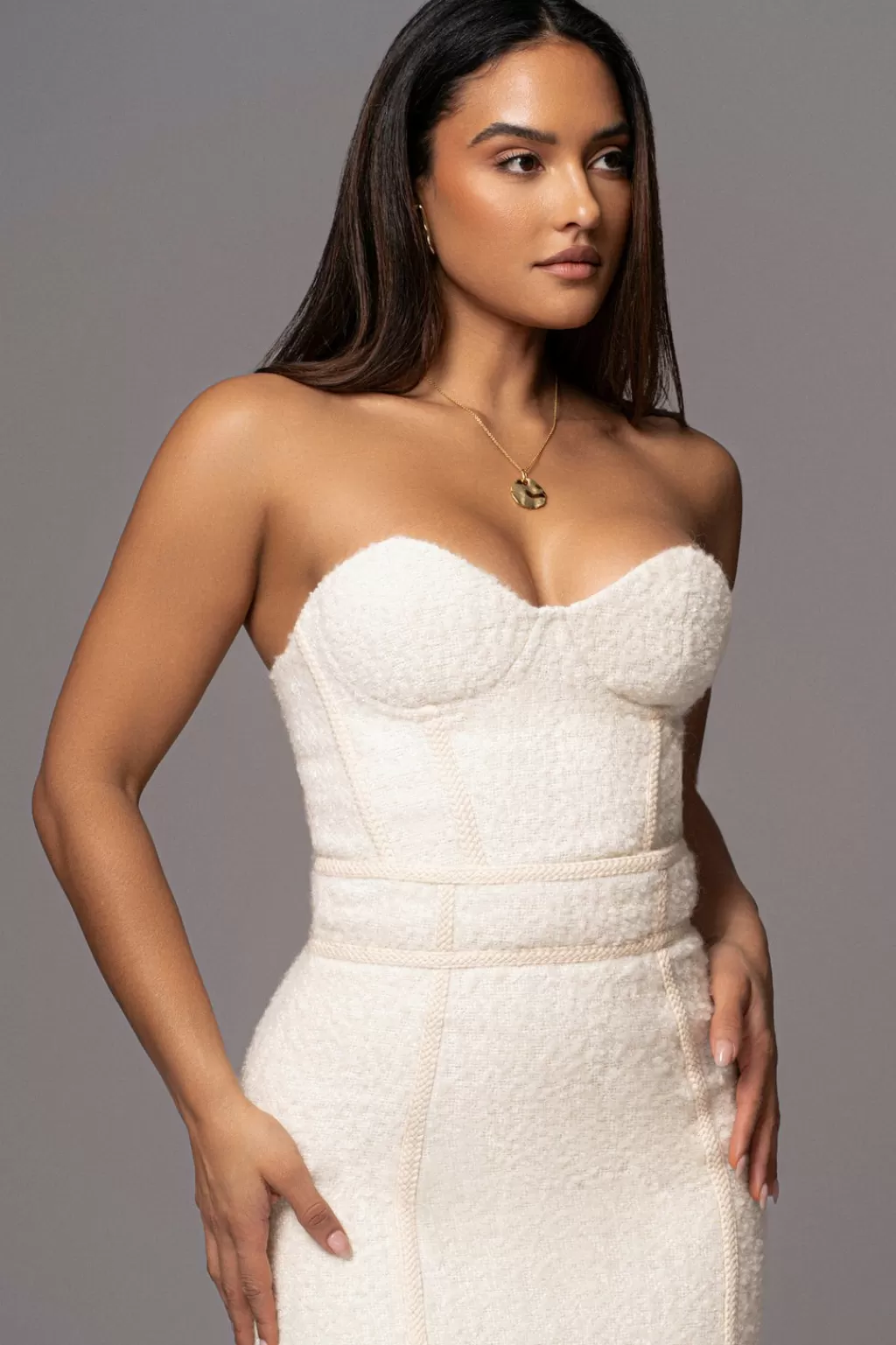 Corsets*JLUXLABEL Ivory Jozie Bustier Top