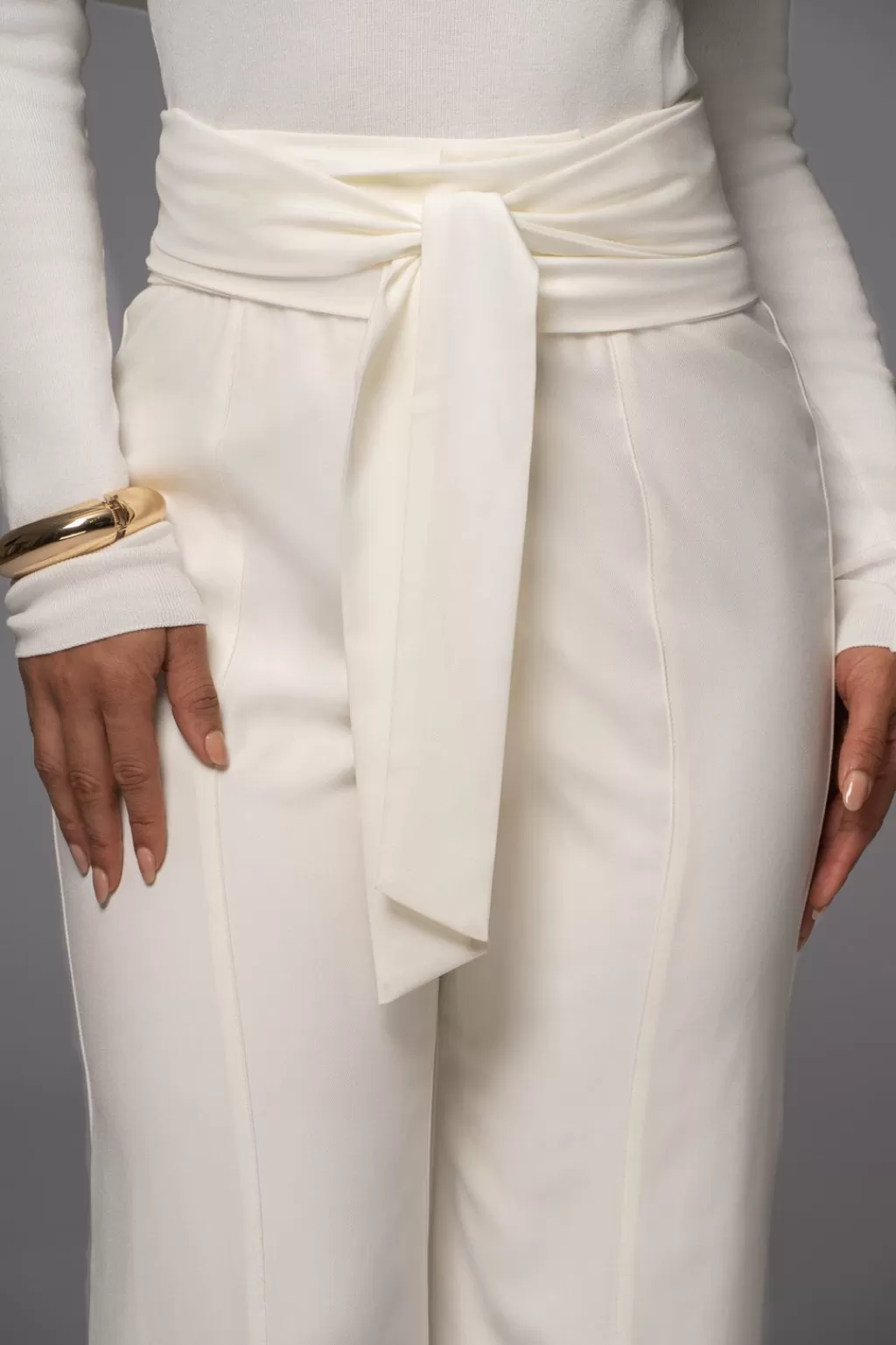 Bottoms*JLUXLABEL Ivory Safiya Wide Leg Pants