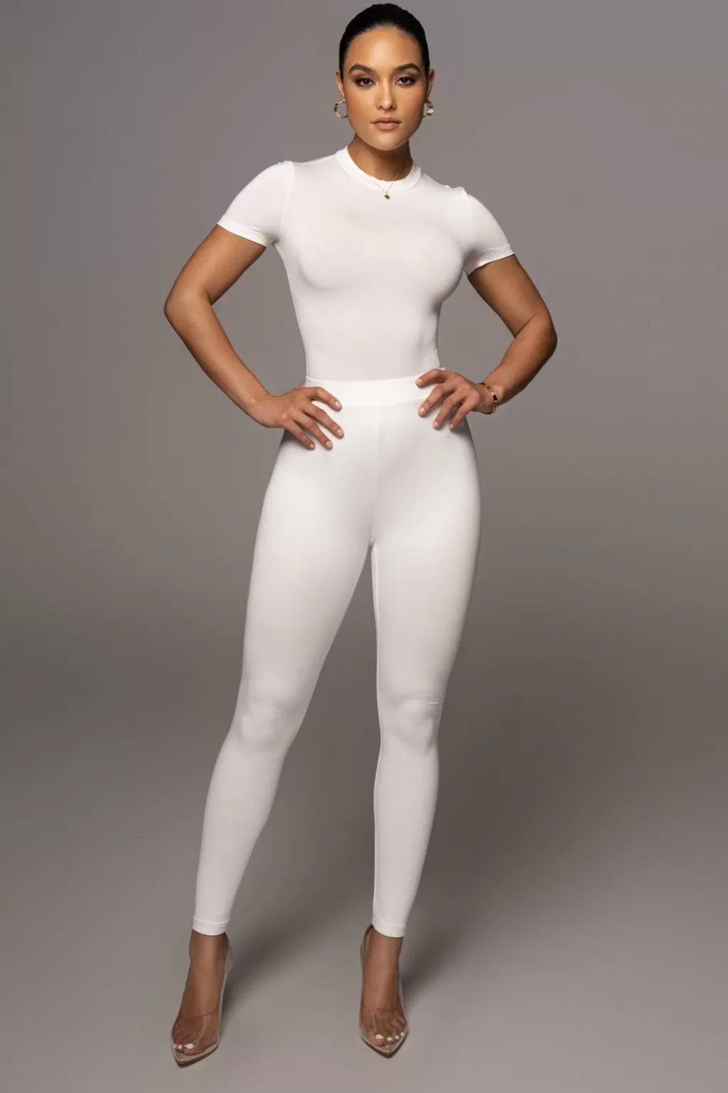 Leggings*JLUXLABEL Jluxbasix White Soft Leggings