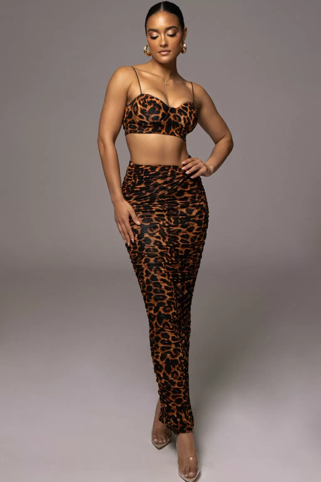 Skirt Sets*JLUXLABEL Leopard Lead You On Skirt Set