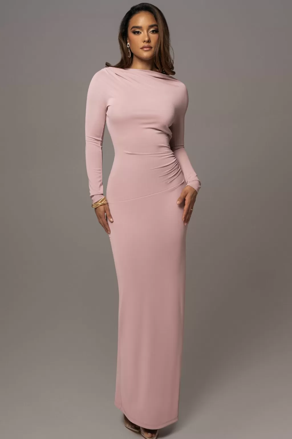 Dresses*JLUXLABEL Mauve Kathleen Slit Maxi Dress