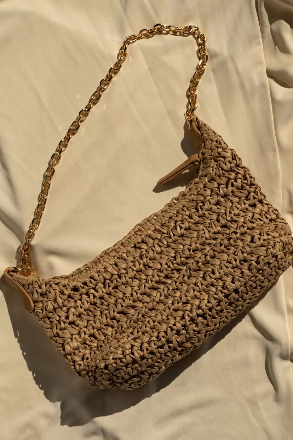 Handbags*JLUXLABEL Natural Tuscany Gold Chain Bag