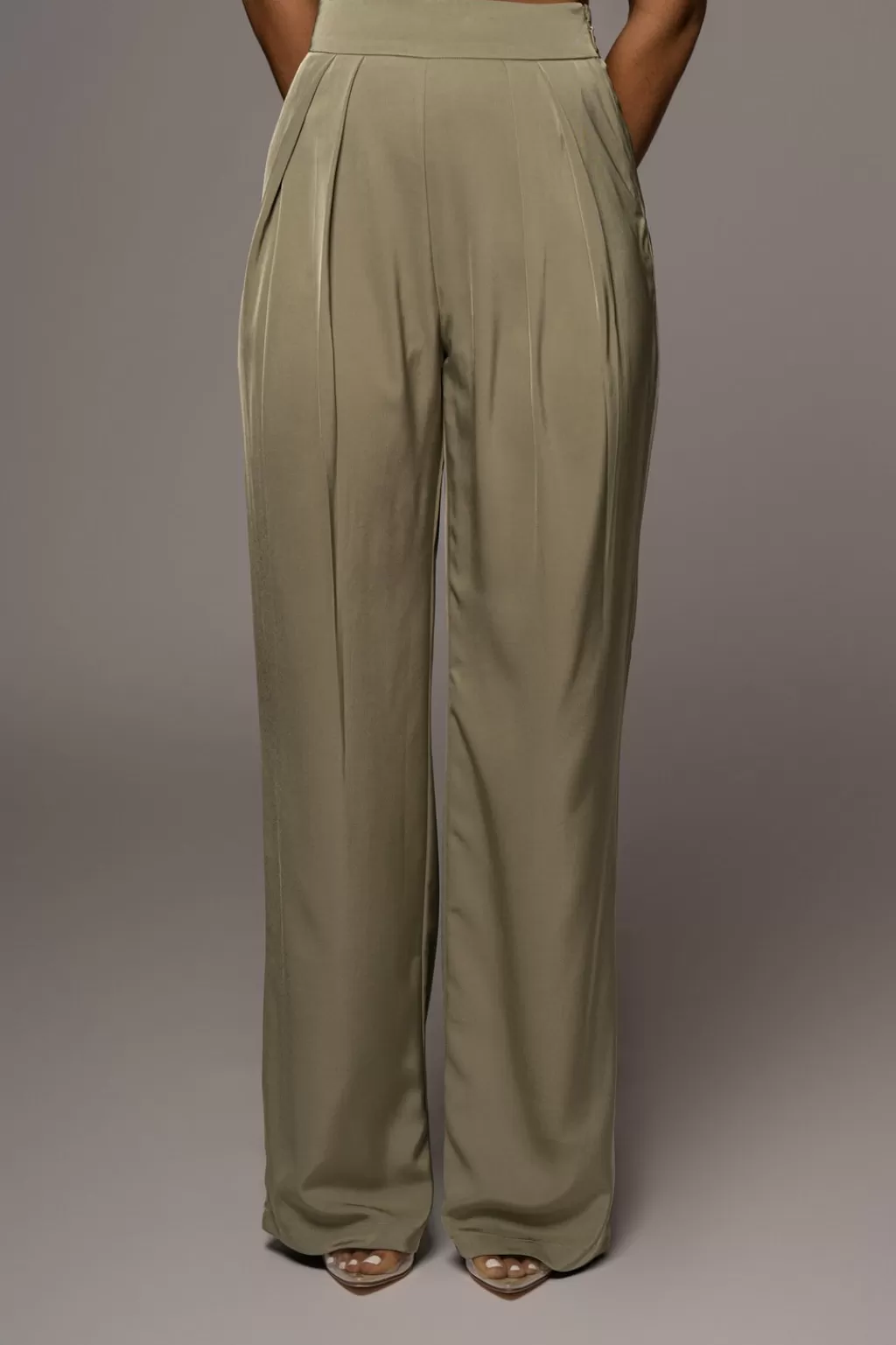 Bottoms*JLUXLABEL Olive Candice Trousers