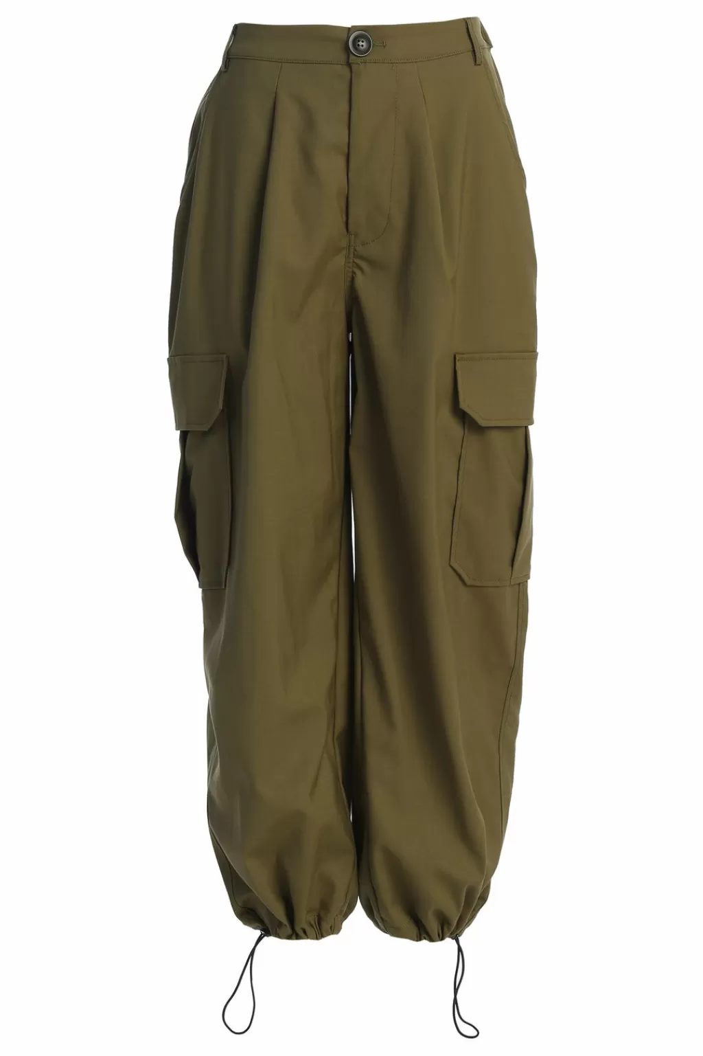 Pants*JLUXLABEL Olive Fast Track Drawstring Joggers