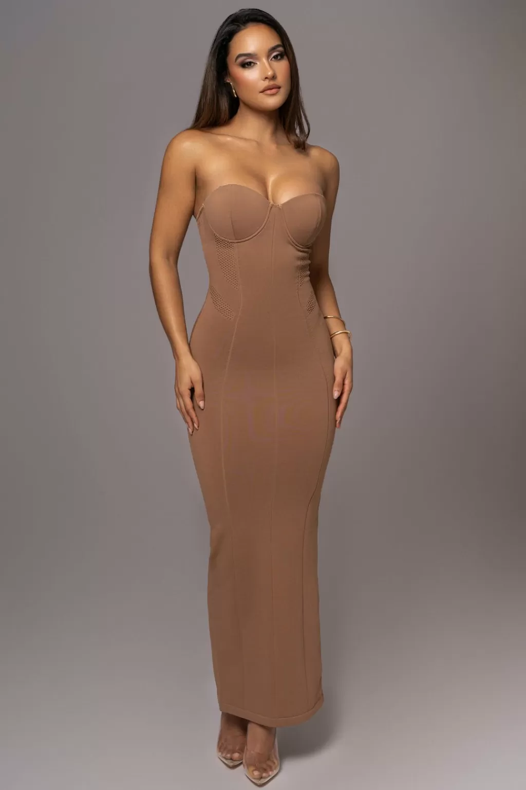 Maxi Dresses*JLUXLABEL Pecan So Magnetic Maxi Dress