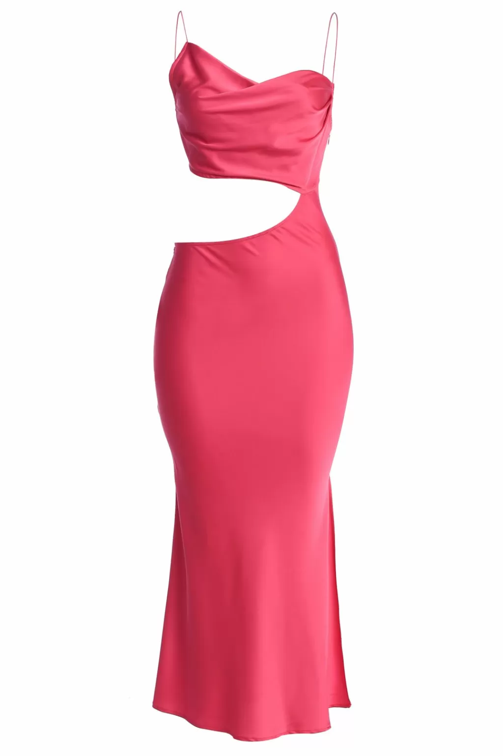 Curve Dresses*JLUXLABEL Pink Maurine Cutout Dress