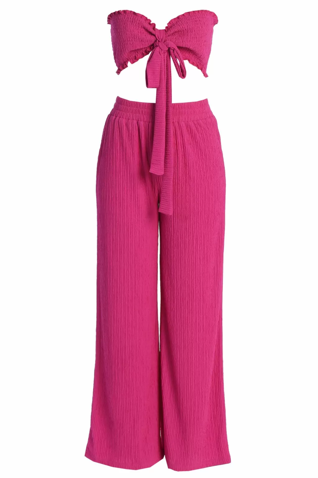 Pants*JLUXLABEL Pink Odessa Smocked Pant Set