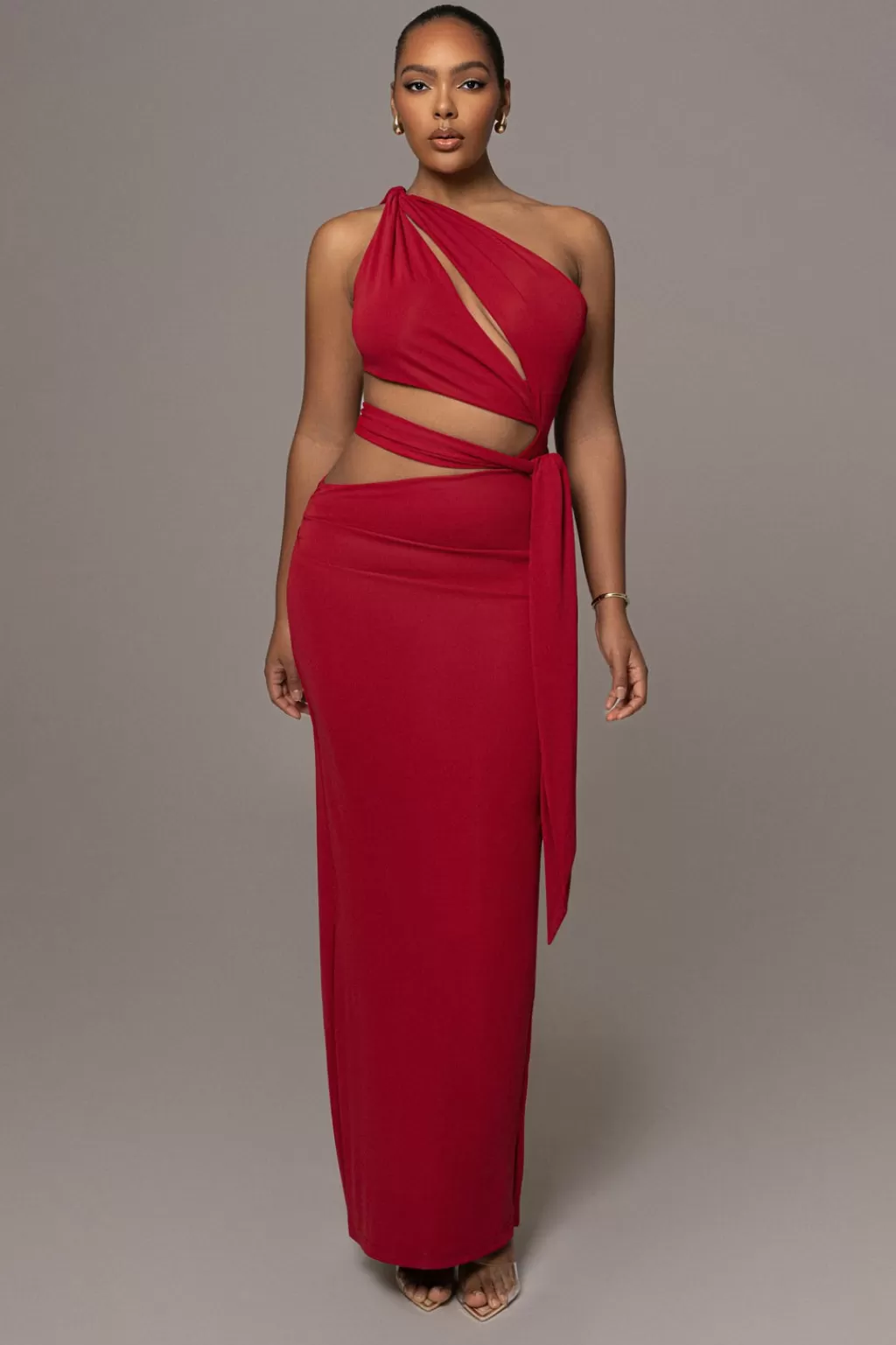 Dresses*JLUXLABEL Red Athenia Keyhole Maxi Dress