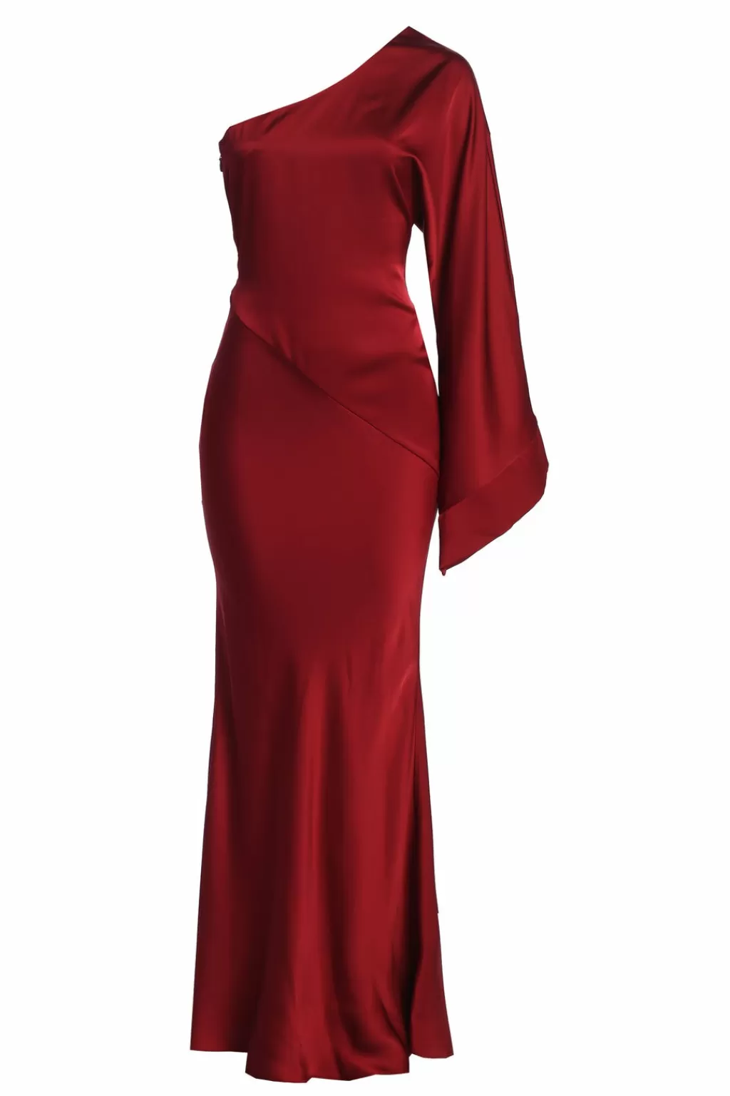 Dresses*JLUXLABEL Red Femme Drape Maxi Dress