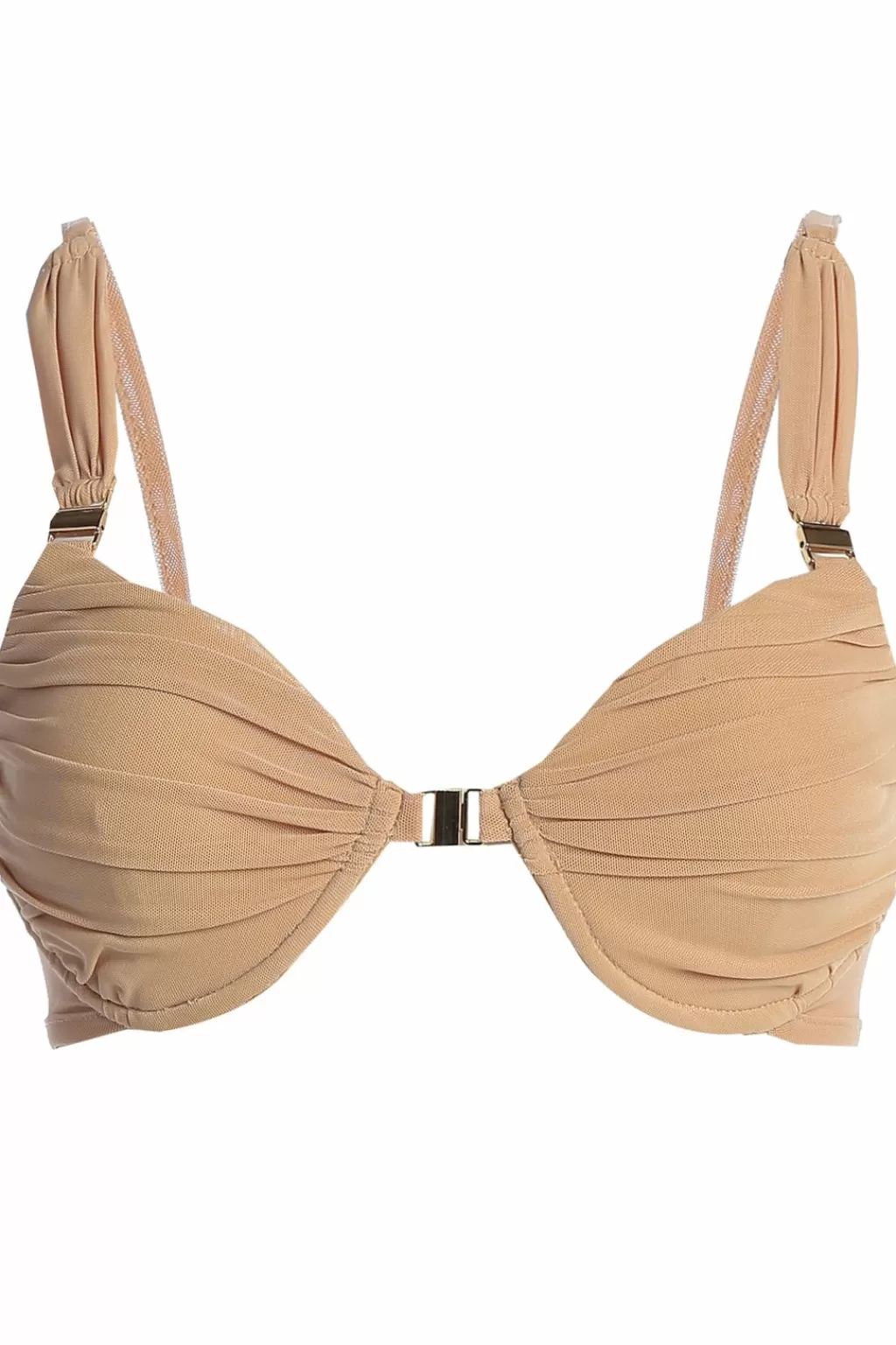 Tops*JLUXLABEL Tan High Tides Bikini Top