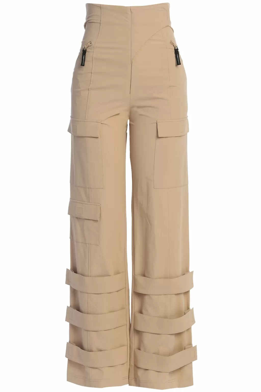 Pants*JLUXLABEL Tan Nyah Nylon Utility Pants