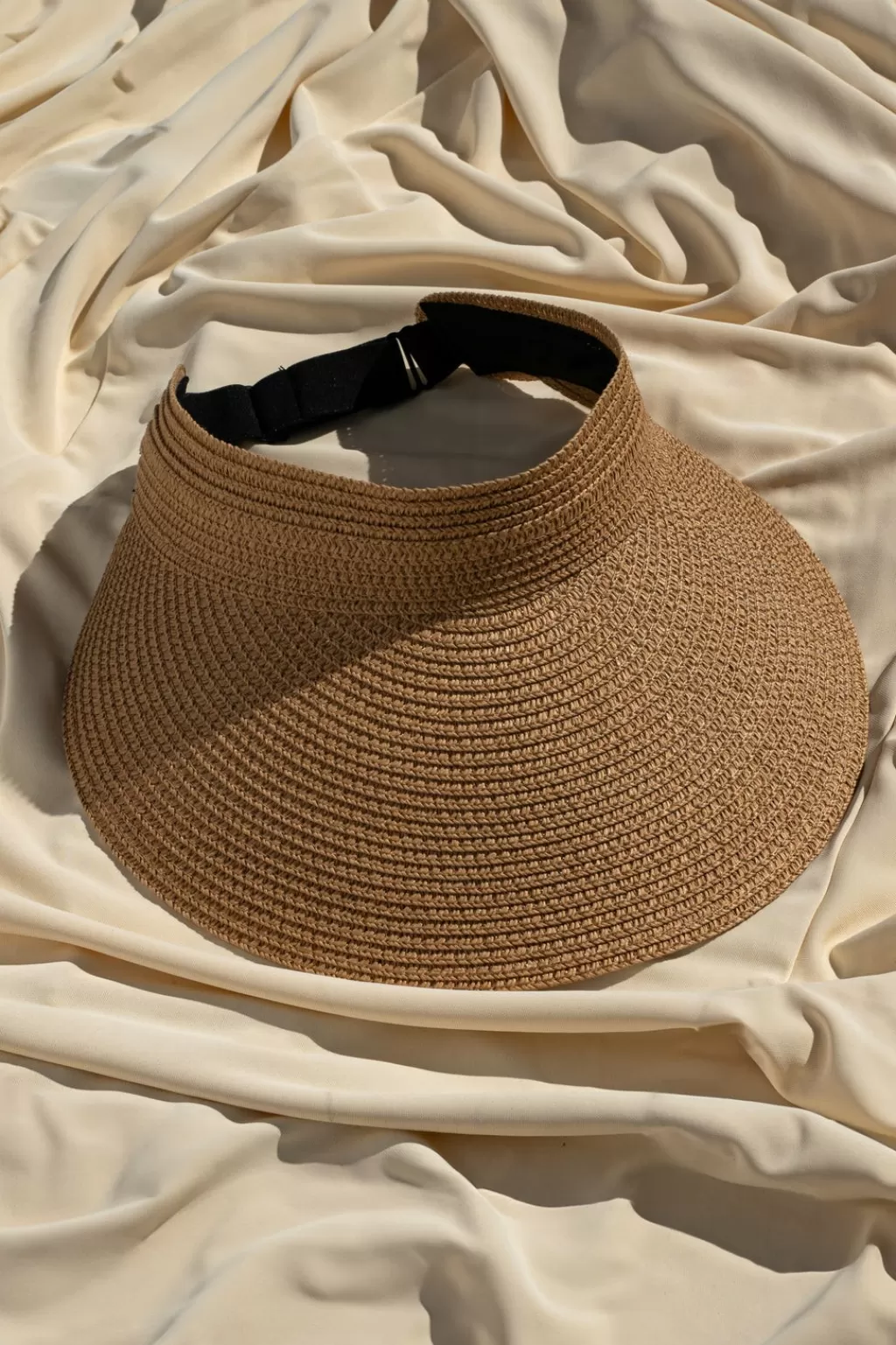 Accessories*JLUXLABEL Tan San Diego Straw Visor