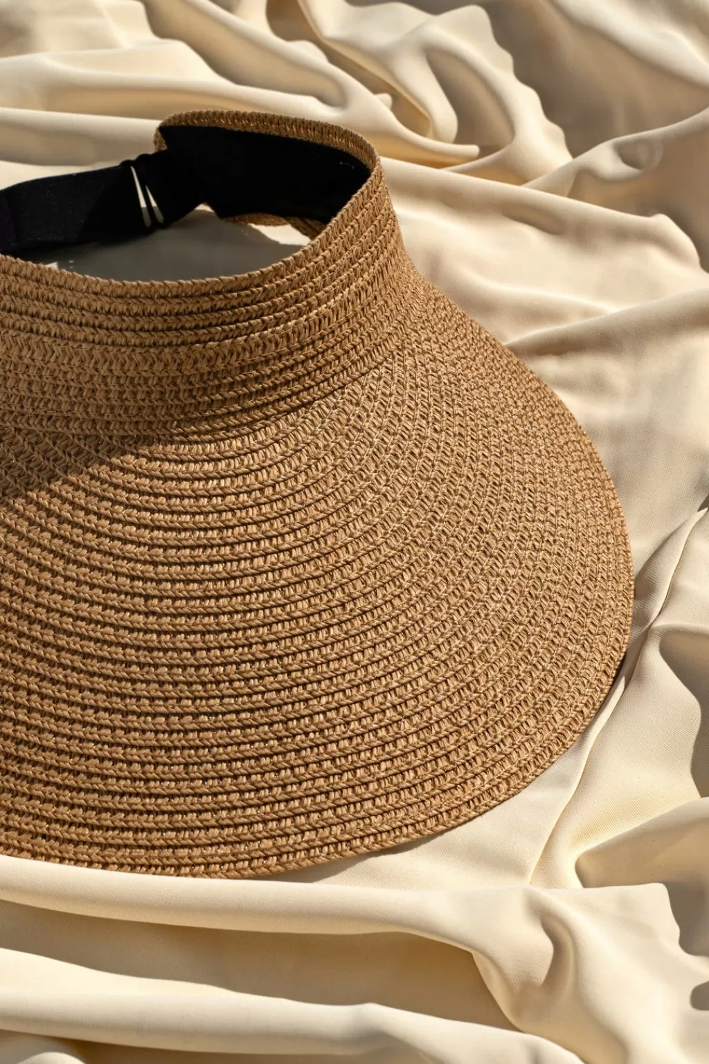 Accessories*JLUXLABEL Tan San Diego Straw Visor