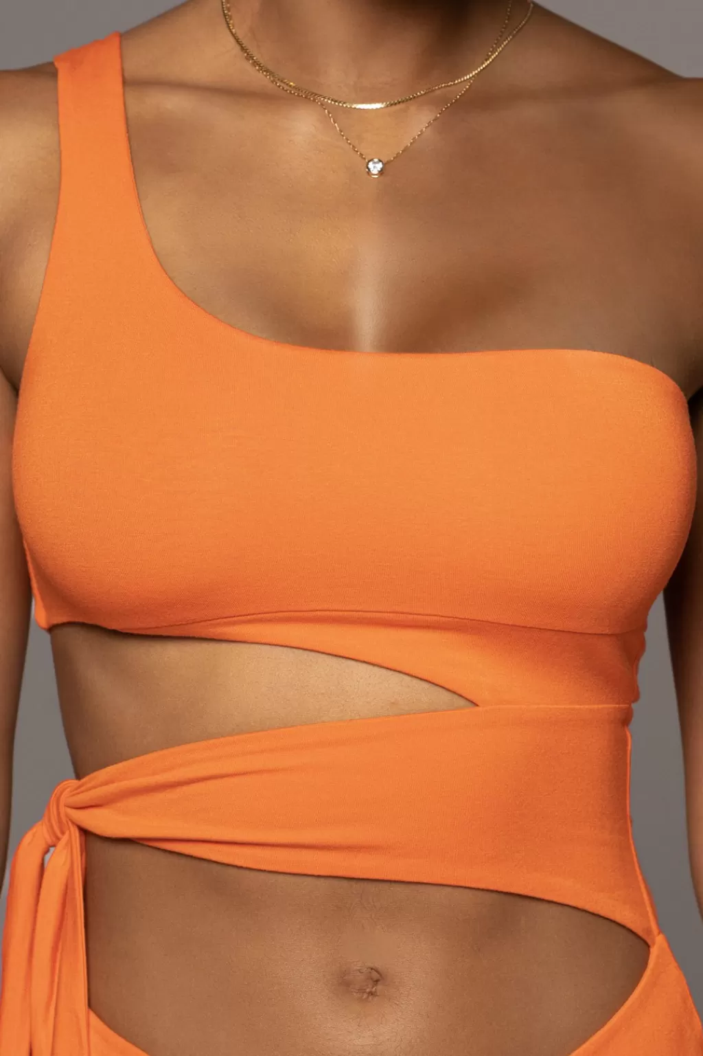 Bodysuits*JLUXLABEL Tangerine Pull Me Closer Bodysuit